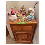 13 x 17x24 cabinet w Easter decor