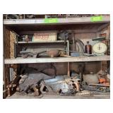 Hand saws, closed end wrenches, pulleys, and more