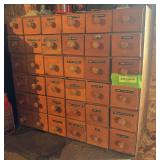 Small parts bins and contents