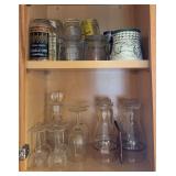 Drinking glasses, literally