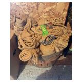 1 bushel of burlap sacks