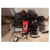 Electronics and cameras as shown