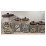 Glass canister set