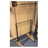 2 portable clothing racks