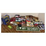 Assorted toy cars