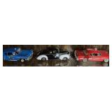 3 model cars