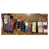 Assorted die cast cars