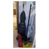 Kenmore upright vac, Dirt Devil handheld corded vac and vintage vac