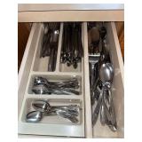 All in drawers “F” includes utensils, knives, flatware, junk drawer items