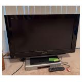 Panasonic Viera 32” tv Model TC – 32LX85 w Apex dvd player