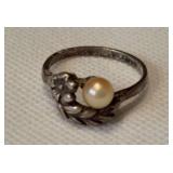 Ring marked Sterling sz 7.5