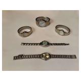 Assortment of watches, Timex, Eutura, Watch It, Lei,