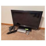 Sony 32” tv Model KDL – 32L5000,  Apex dvd player w remote and wall mount
