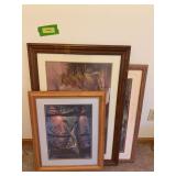 Three pieces wall art, outdoors themed