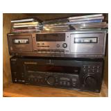Sony stereo system and two small speakers