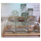 Glass canister sets