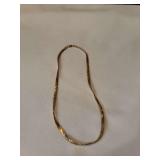 14kt chain marked Italy, 16”