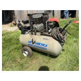 Air america portable air compressor w/hole in tank 220V