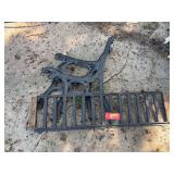 48" park bench ends and back