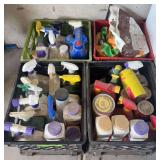 Deer and rodent repellent, garden dusters, miracle grow, bug net, and more