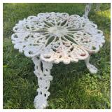 20" cast aluminum table
