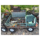 Green garden wagon 28 x 45