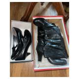 Two pair women’s shoes-Nine West size 7.5 and Hot Kiss size 7.5