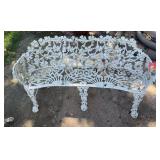56" cast aluminum bench
