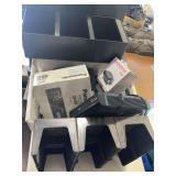 Inflator, car light, CD racks, 12v heater,