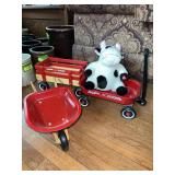 Three Radio Flyer miniatures