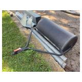 36" poly lawn roller