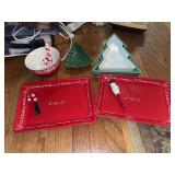 Hallmark Christmas serving dishes