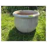 17" ceramic planter