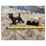 Brass? Dog and elephant