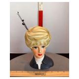 Lady Head Vase as shown