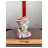Lady Head Vase as shown