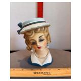 Lady Head Vase as shown