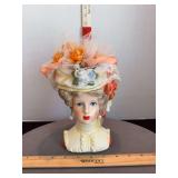 Lady Head Vase as shown