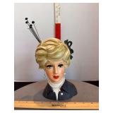 Lady Head Vase as shown