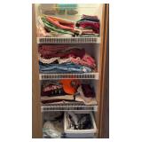 All in closet includes linens and hair accessories