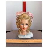 Lady Head Vase as shown