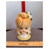 Lady Head Vase as shown