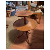 Two tier side table