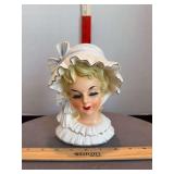 Lady Head Vase as shown