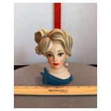 Lady Head Vase as shown