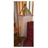 Adjustable “brass” floor lamp