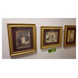 3pcs framed wall art
