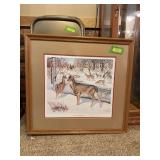 S/N “Bear Creek Rendezvous” by John Dieter 84/1000 Framed measures 31x28