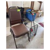 Three chairs and a grocery getter