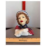 Lady Head Vase as shown